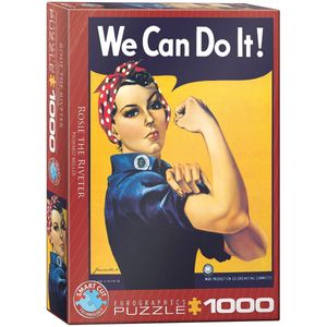 Puzzel Eurographics - Rosie de Riveter: We kunnen het!, 1000 stukjes