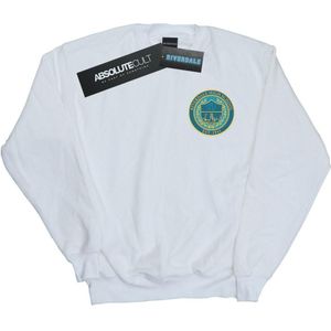 Riverdale Dames/Dames Sweatshirt met Breast print van middelbare school (XL) (Wit)