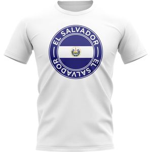 El Salvador Football Badge T-Shirt (White)