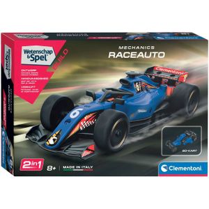 Clementoni Wetenschap en Spel - Mechanics Raceauto of Go Kart 2in1 Bouwset