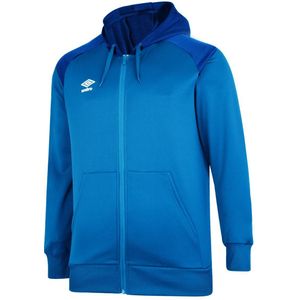 Umbro Kinder/Kids Volledige Rits Hoodie (158) (Ibiza Blauw/Royaal Blauw)