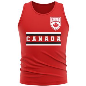 Canada Core Football Country Sleeveless Tee (Red)