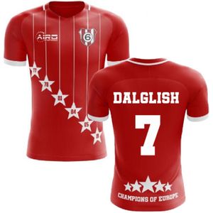 2022-2023 Liverpool 6 Time Champions Concept Football Shirt (Dalglish 7)