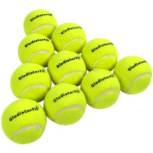 Tennisballen voor wedstrijden en trainingen (set van 10)