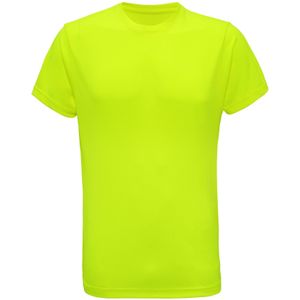 Tri Dri Mens Korte Mouwen Lichtgewicht Fitness T-Shirt (S) (Bliksem geel)