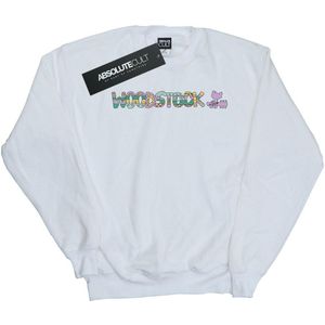 Woodstock Meisjes Sweatshirt met Aztekenlogo (152-158) (Wit)