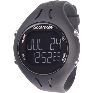 Swimovate Unisex PoolMate2 Digitaal horloge voor volwassenen  (Zwart)