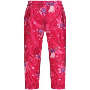 Regatta Childrens/Kids Pack It Floral Peppa Pig Waterdichte Overbroek (86) (Roze Fusie)