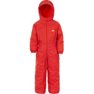 Trespass Waterdicht regenpak voor baby's van Unisex met druppelvormige voering (6/12 Monate) (Signaal Rood)