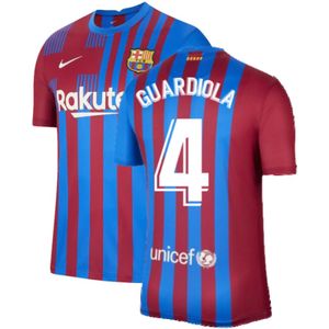 2021-2022 Barcelona Home Shirt (GUARDIOLA 4)