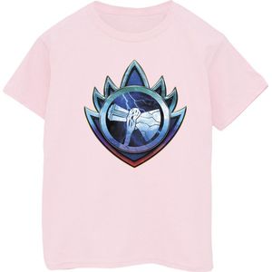 Marvel Jongens Thor Liefde en Donder Stormbreaker Crest T-shirt (104) (Baby Roze)