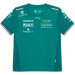 Aston Martin 2023 Official Alonso T-Shirt (Green) - Kids