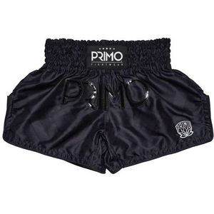 Primo Muay Thai Shorts - Free Flow Series - Black Panther - zwart - S