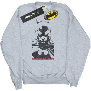 DC Comics Jongens Batman Solid Stare Sweatshirt (116) (Sportgrijs)