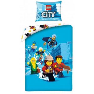 Lego City Heroes Cotton Duvet Cover Set
