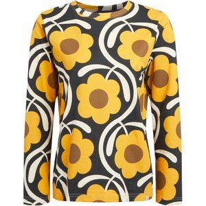 Regatta Dames/Dames Orla Kiely Bloemen Winter T-Shirt met lange mouwen (42 DE) (Appelbloesem Geel)