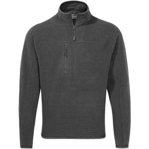 Craghoppers Heren Gebreide Half Rits Fleece (XXL) (Koolstofgrijs gemêleerd)