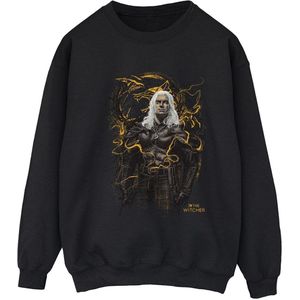 Netflix Womens/Ladies The Witcher Smoking Wolf Sweatshirt