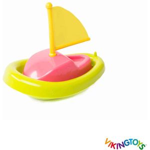 Viking toys zeilbootje in pastel kleuren