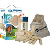 Schildkröt Fun Sports - Kubb Spel van hout - Geschikt voor 2 teams - Speelbaar op gras, in de tuin, strand, park of op de camping