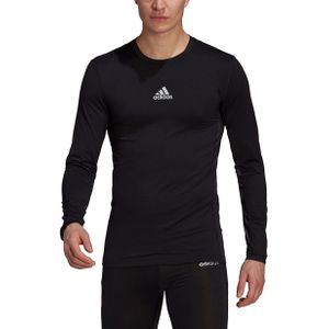 adidas - Techfit Long Sleeve Top - Compressieshirt Zwart - XXL