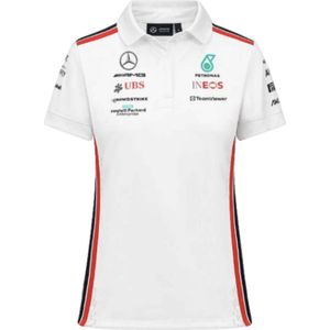 2023 Mercedes-AMG Team Polo Shirt (White) - Ladies