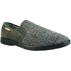 Goodyear Harrison Tweed Slippers Heren (41 EU) (Grijs)