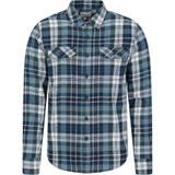 Mountain Warehouse Heren Overhemd met lange mouwen in molton (XXS) (Lichtblauw)