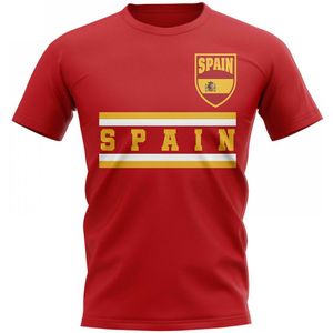Spain Core Football Country T-Shirt (Red)