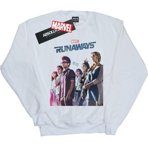 Marvel Dames/Dames Runaways Misty Poster Sweatshirt (M) (Wit)
