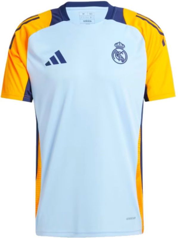 2024-2025 Real Madrid Training Shirt (Glow Blue)