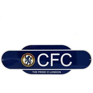 Chelsea FC Retro Jaargang deurbordje  (Marine / Wit)