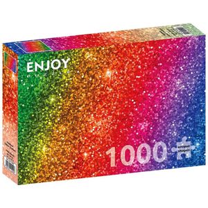Puzzel 1000 stukjes Enjoy - Regenboogglitterverloop
