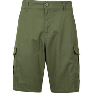 Mountain Warehouse Cargo shorts heren Lakeside (40R) (Kaki Groen)