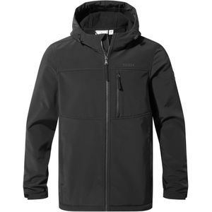 TOG24 Heren Truro Softshell Hooded Jacket (3XL) (Zwart)
