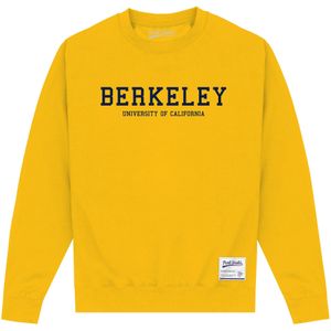 UC Berkeley Uniseks Tekst Sweatshirt voor Volwassenen (XL) (Goud)