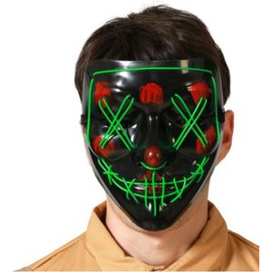 Masker Horror LED Licht Groen
