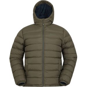 Mountain Warehouse Gewatteerde jas met imitatiebont voor heren (3XL) (Groen)