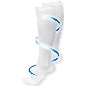 Miracle Socks - Compressiekousen - S/M WIT