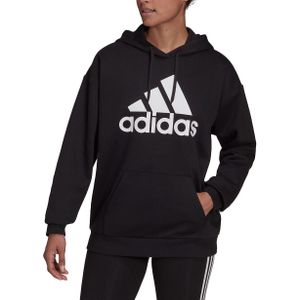 adidas - Essentials Boyfriend Logo Hoodie - Oversized Hoodie - L