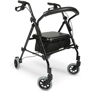 Dunimed Lichtgewicht Rollator (Opvouwbaar) Zwart