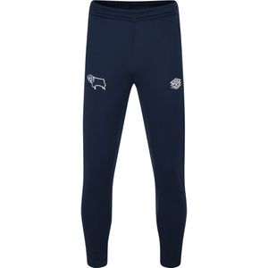 Umbro Heren 23/24 Derby County FC Tapered Trainingsbroek (S) (Donkere marine)