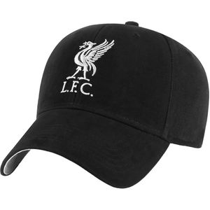 Liverpool FC Uniseks pet voor volwassenen  (Zwart/Wit)