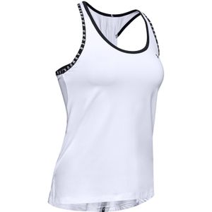 Under Armour Dames/dames Knockout tanktop (XL) (Wit/zwart)