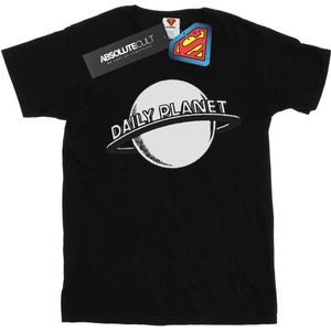 DC Comics Jongens Superman Daily Planet T-Shirt (116) (Zwart)