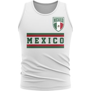 Mexico Core Football Country Sleeveless Tee (White)