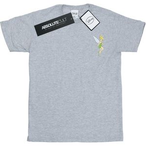 Disney Jongens Tinkerbell borst T-shirt (140-146) (Sportgrijs)