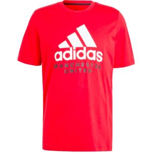 Adidas Manchester United Fc 23/24 Dna Graphic Short Sleeve T-shirt Rood M