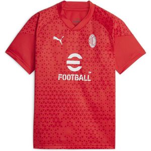 Puma Ac Milan 23/24 Training Short Sleeve T-shirt Rood 14-16 Years