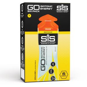 Science in Sport | SiS Go Isotonic Energygel | Energie gel | Isotone Sportgel | Orange Smaak | 6 x 60ml